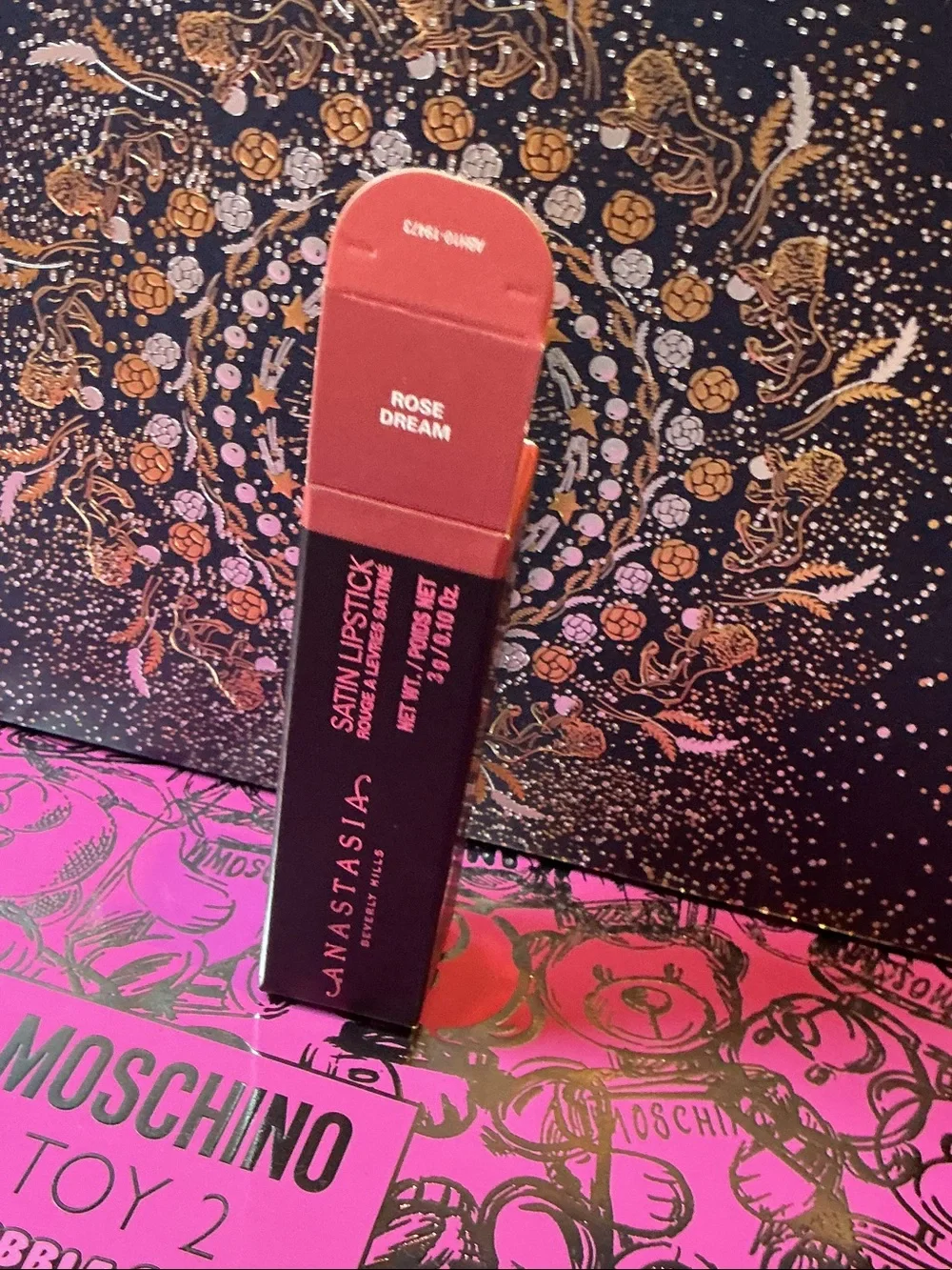 Anastasia Beverly Hills Satin Lipstick - Rose Dream (Warm Rose Pink)